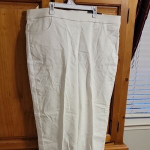 Womens Alfred Dunner White Pants